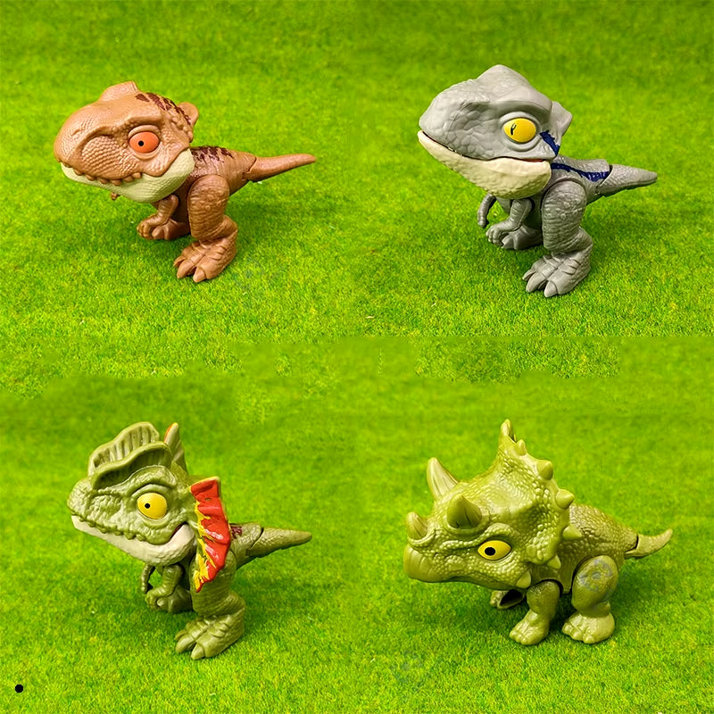 New Finger-Biting Dinosaurs Movable Joints Funny Dino Creative Tricky Simulation Dinosaur Model Toys Children'S Educational Toys