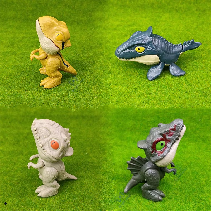 New Finger-Biting Dinosaurs Movable Joints Funny Dino Creative Tricky Simulation Dinosaur Model Toys Children'S Educational Toys