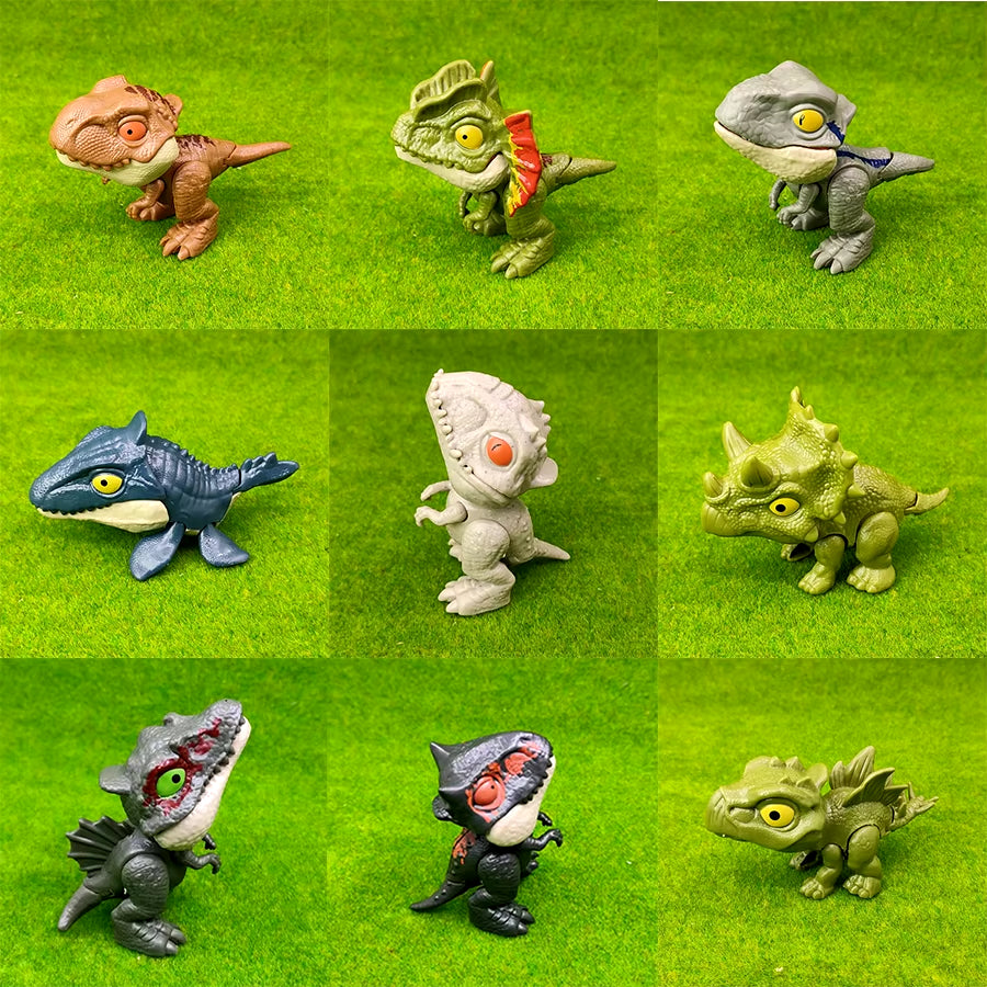 New Finger-Biting Dinosaurs Movable Joints Funny Dino Creative Tricky Simulation Dinosaur Model Toys Children'S Educational Toys