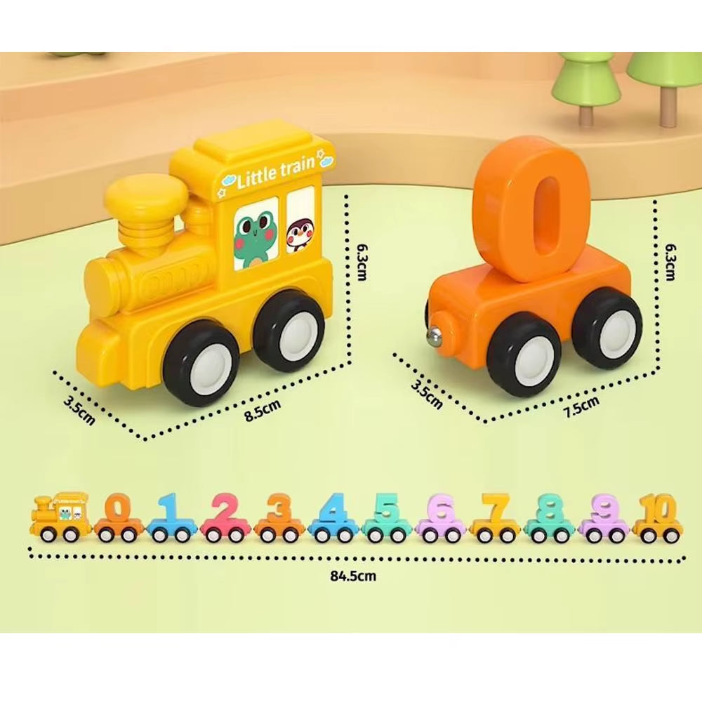 Magnetic Number Train Set Digital Learning Educational Toys 14Pcs