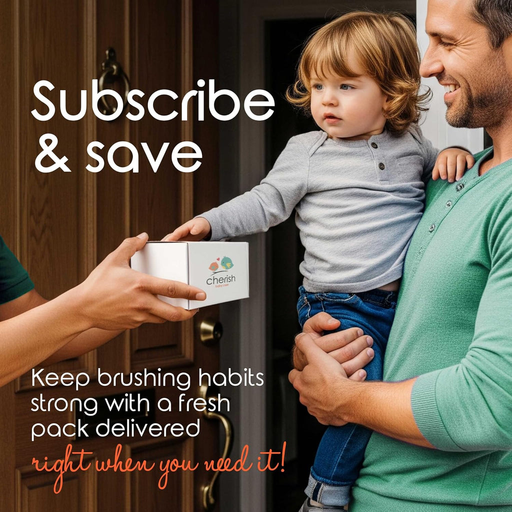 Baby Toothbrush & Toddler Toothbrush Set (0-2 Years) - Bpa-Free & Safety-Tested, 2023 Award Winner, Food-Grade Silicone (Purple)