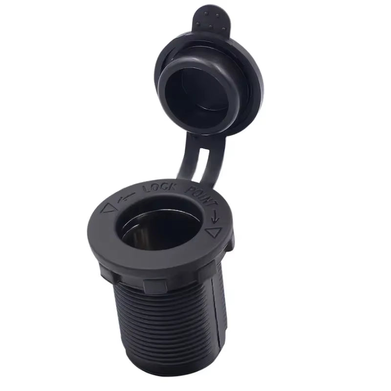 12V Waterproof Car Cigarette Lighter Socket Auto Boat Motorcycle Tractor Power Outlet Socket Receptacle Accessories Plug