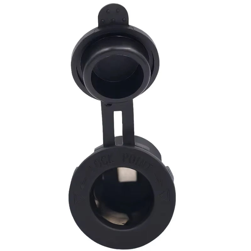 12V Waterproof Car Cigarette Lighter Socket Auto Boat Motorcycle Tractor Power Outlet Socket Receptacle Accessories Plug