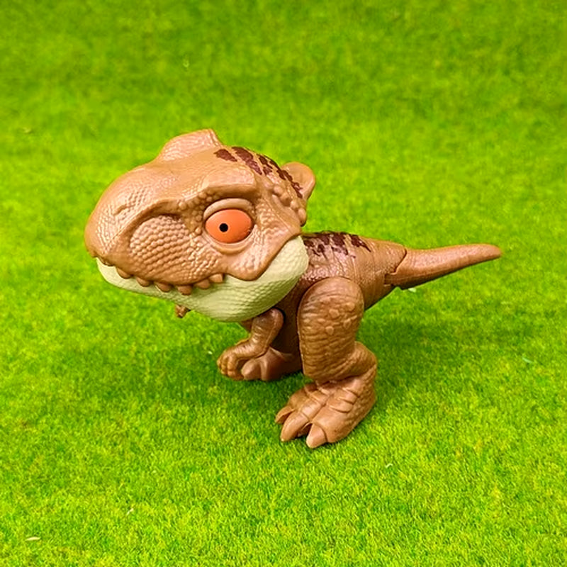 New Finger-Biting Dinosaurs Movable Joints Funny Dino Creative Tricky Simulation Dinosaur Model Toys Children'S Educational Toys