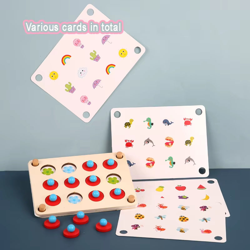 Memory Chess, Children'S Educational Toys, Concentration Training, Thinking Logic Development, Montessori Education