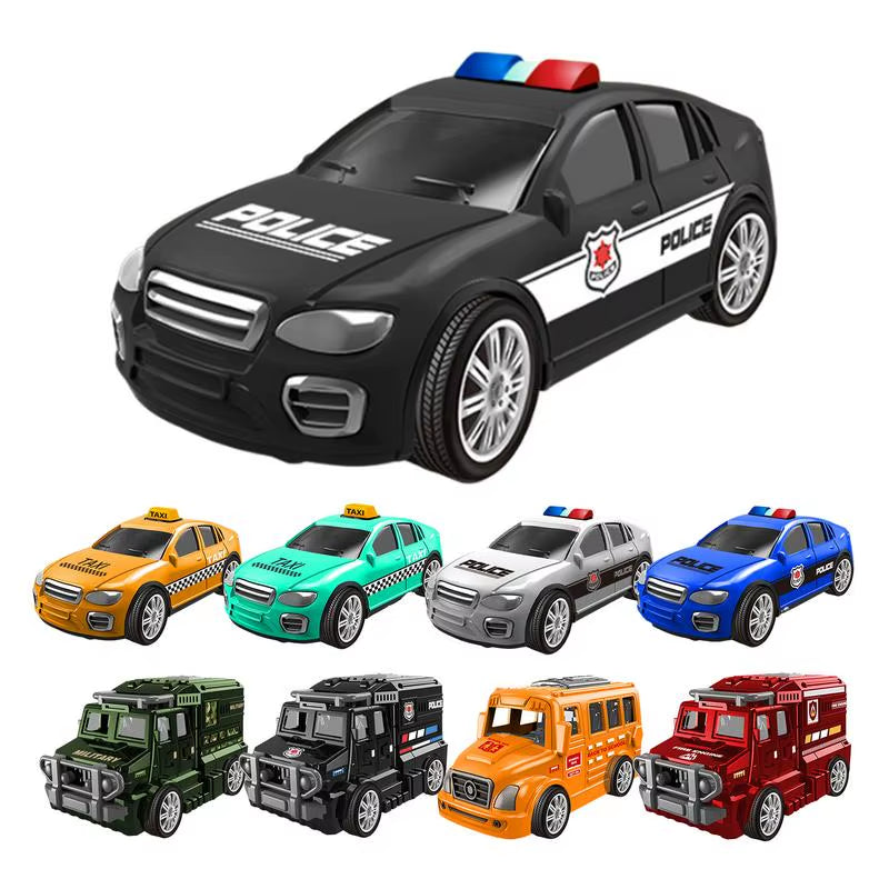 Friction Vehicles Friction Powered City Vehicles Inertia Toy for Kids Ages 3 Educational Toys Learning Toys Friction Toys