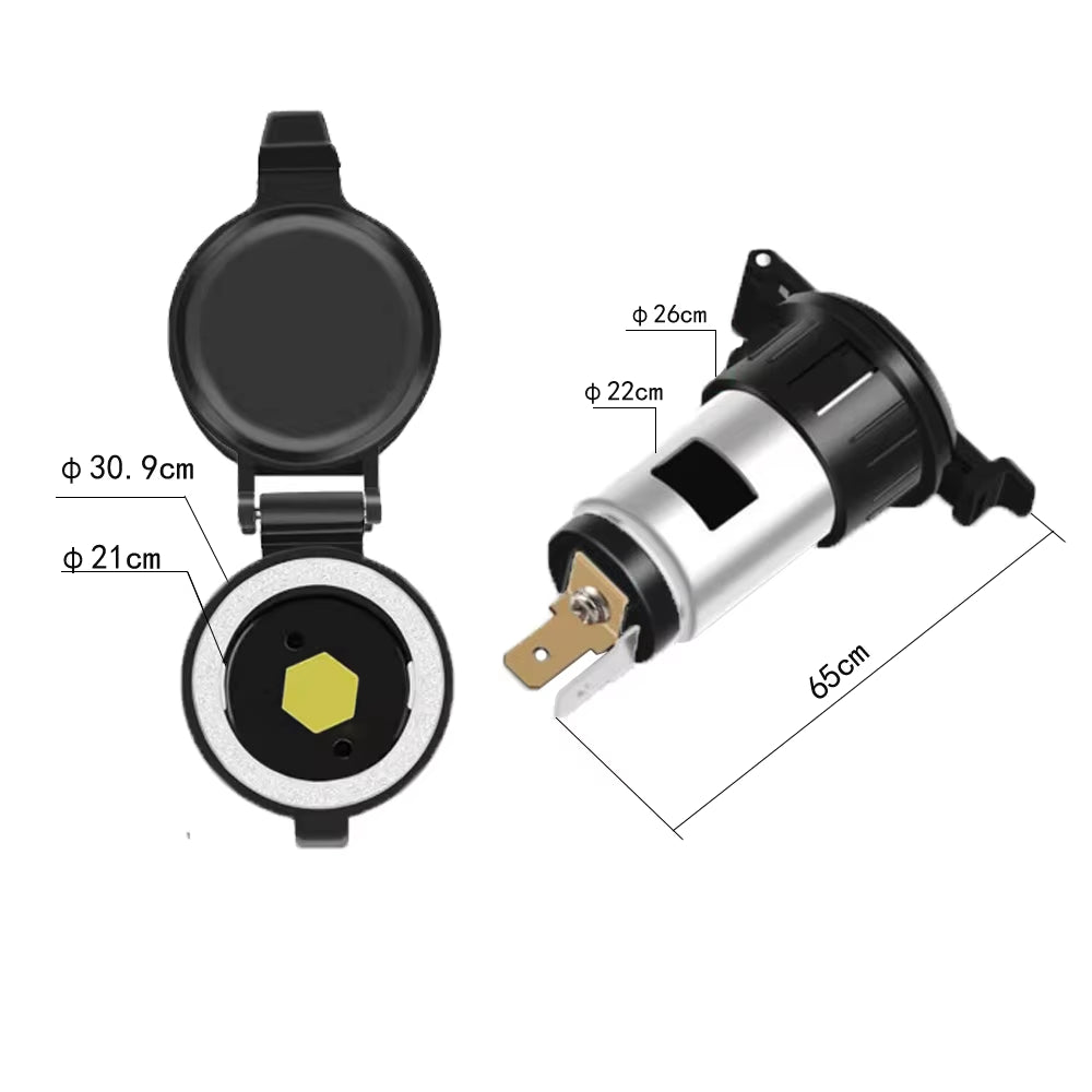 Auto Car Cigarette Lighter Socket 12V Car Truck Socket Outlet Power Plug Motorcycle Boat 100% Quality and Brand New