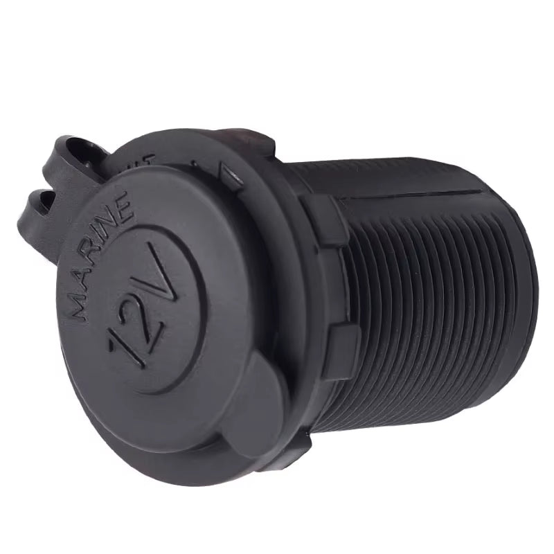 12V Waterproof Car Cigarette Lighter Socket Auto Boat Motorcycle Tractor Power Outlet Socket Receptacle Accessories Plug