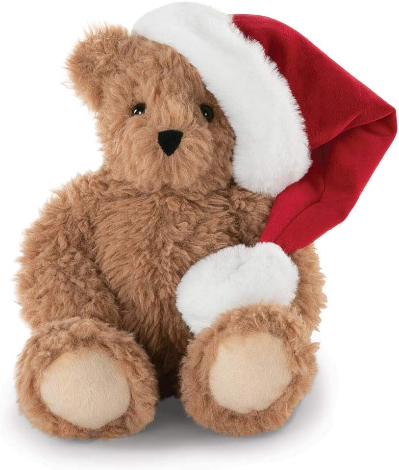 Christmas Bears - Christmas Stuffed Animals, 13 Inch,Santa Hat, Soft Plushie
