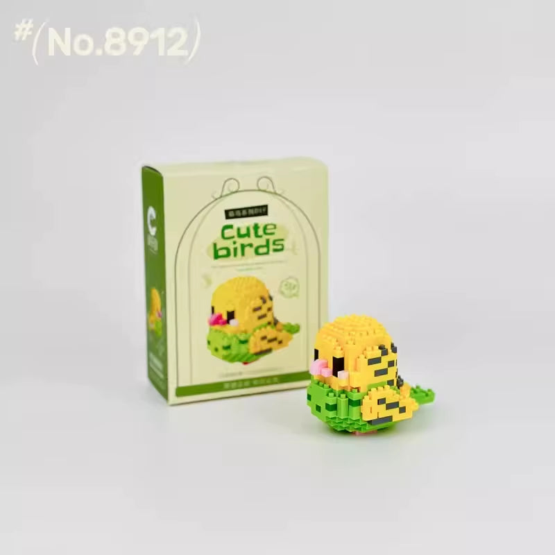 Moe Bird Series Building Block Toys Assembly, Table Ornaments, Children'S Educational Toys, Suitable for Boys and Girls Christma