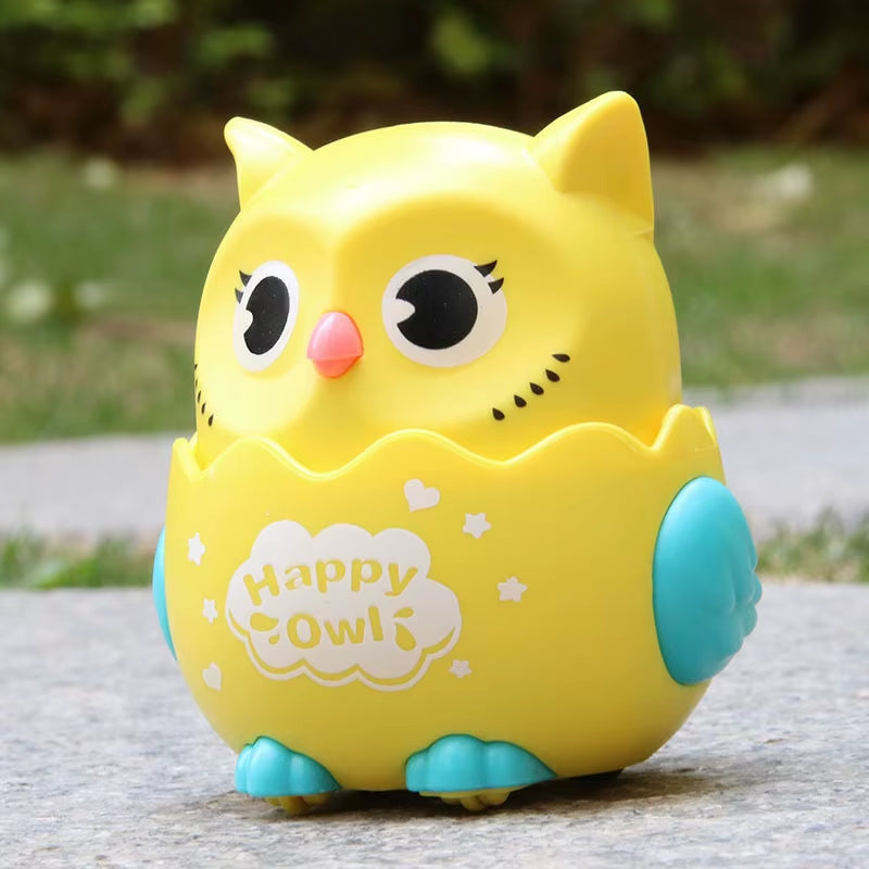 Montessori Educational Toys 2 Years Kids Owl Shaped Press Sliding Toys Interactive Toys for Boys Girls Birthday Xmas Gift