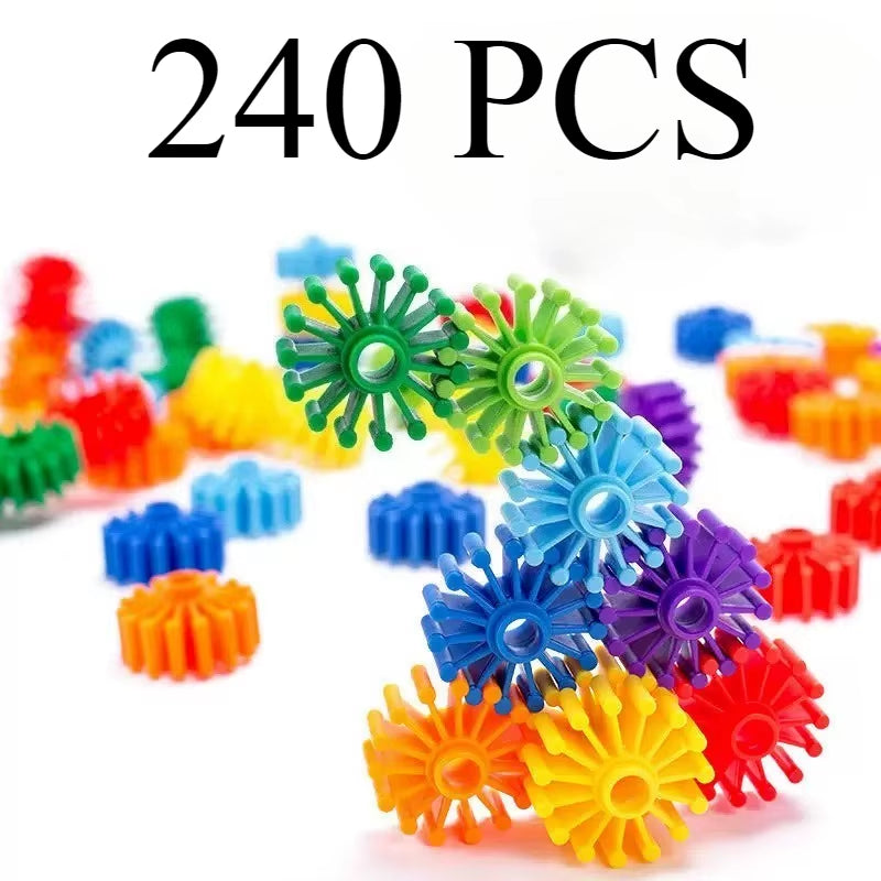 420 DIY round Building Blocks, Character Bricks, Educational and Creative Children'S Educational Toys, Children'S DIY Gifts