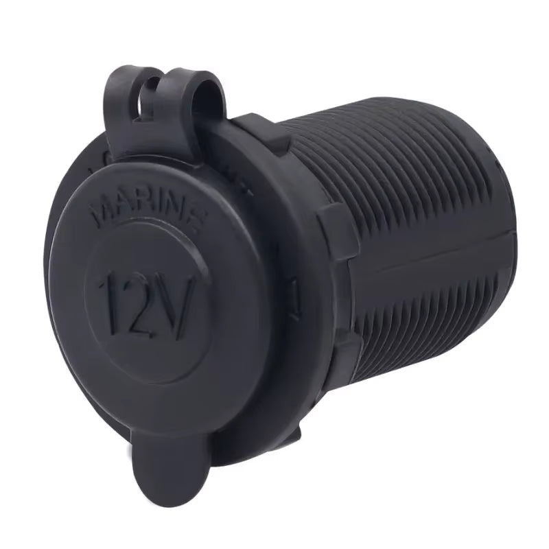 12V Waterproof Car Cigarette Lighter Socket Auto Boat Motorcycle Tractor Power Outlet Socket Receptacle Accessories Plug