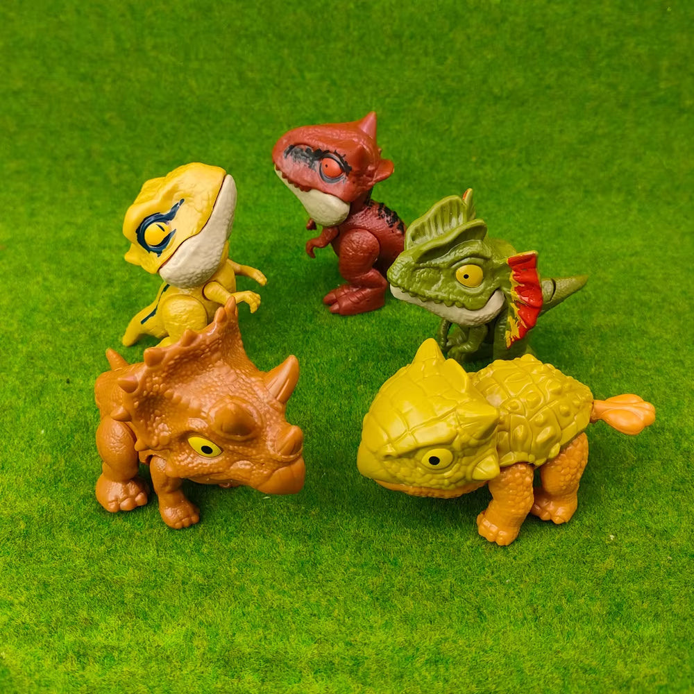 New Finger-Biting Dinosaurs Movable Joints Funny Dino Creative Tricky Simulation Dinosaur Model Toys Children'S Educational Toys