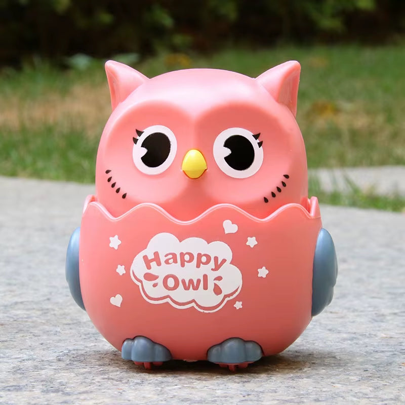 Montessori Educational Toys 2 Years Kids Owl Shaped Press Sliding Toys Interactive Toys for Boys Girls Birthday Xmas Gift