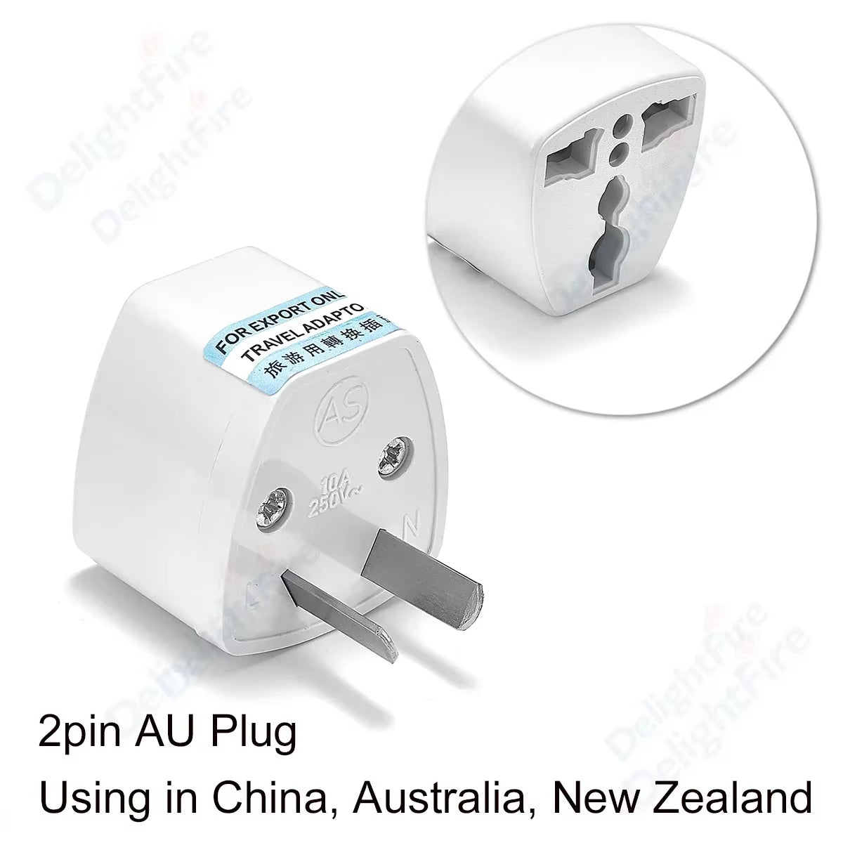 KR Plug Adapter Multifunction Universal AU UK US to EU Electrical Socket Type E/F France Spain Plug Travel Adapter AC Outlet