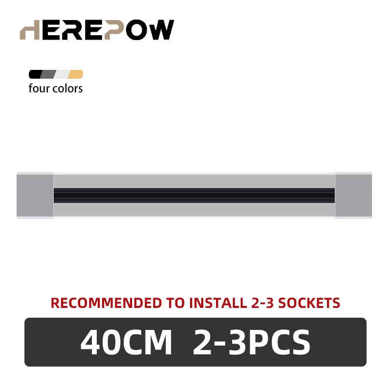 Power Track Socket Smart Home Kitchen Appliances Outlet New Type UK EU FR Standard Wall Electrical Plug Adapter with USB