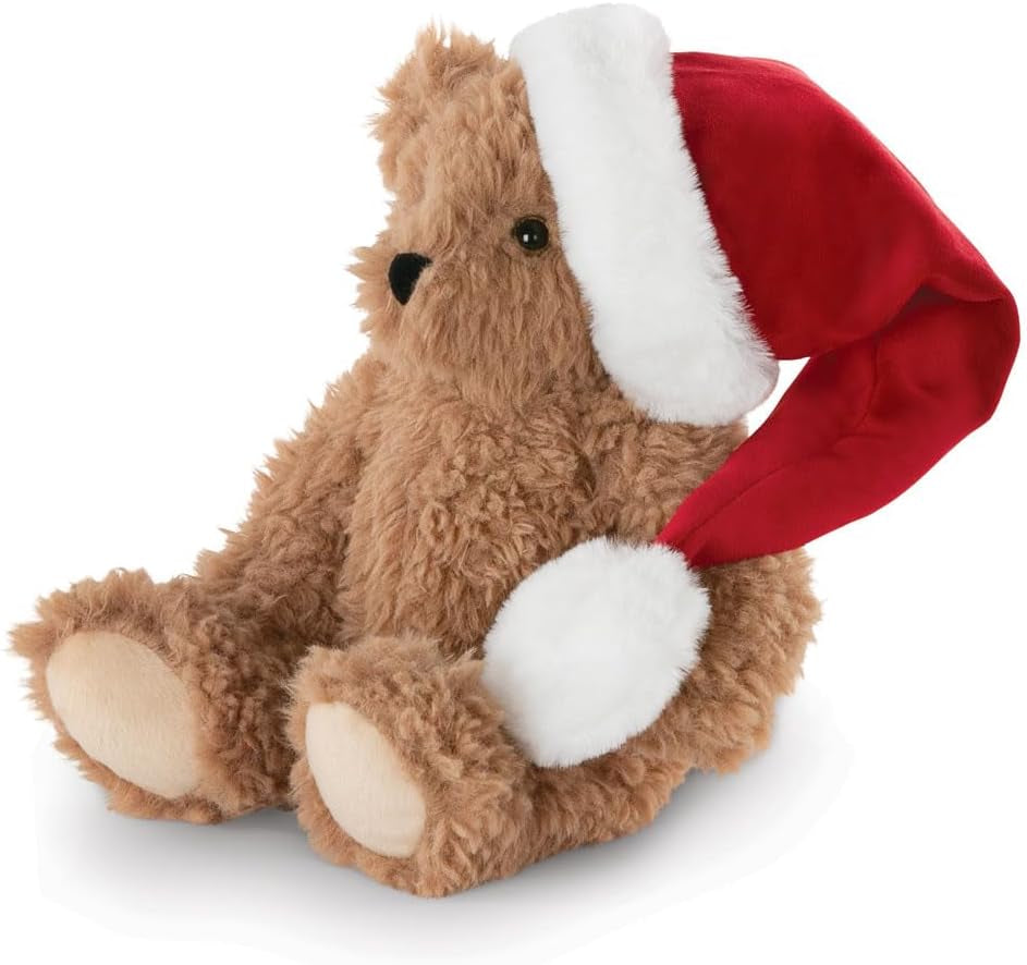 Christmas Bears - Christmas Stuffed Animals, 13 Inch,Santa Hat, Soft Plushie