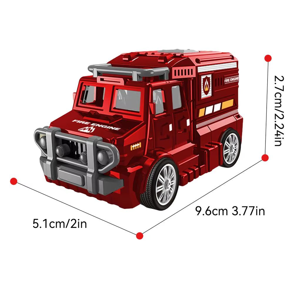 Friction Vehicles Friction Powered City Vehicles Inertia Toy for Kids Ages 3 Educational Toys Learning Toys Friction Toys