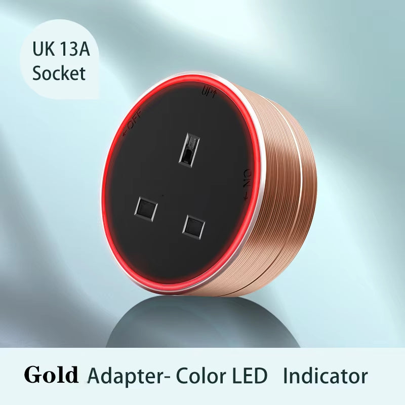 Power Track Socket Smart Home Kitchen Appliances Outlet New Type UK EU FR Standard Wall Electrical Plug Adapter with USB