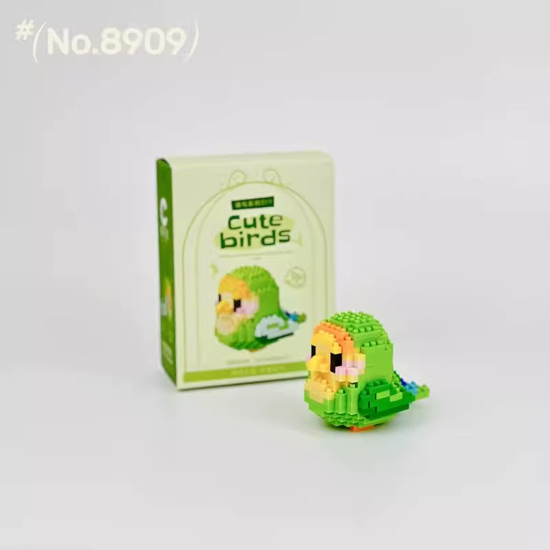 Moe Bird Series Building Block Toys Assembly, Table Ornaments, Children'S Educational Toys, Suitable for Boys and Girls Christma