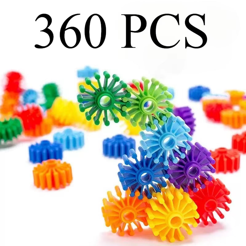 420 DIY round Building Blocks, Character Bricks, Educational and Creative Children'S Educational Toys, Children'S DIY Gifts