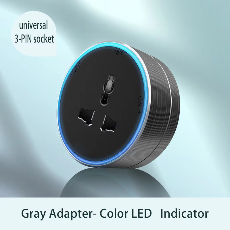 Power Track Socket Smart Home Kitchen Appliances Outlet New Type UK EU FR Standard Wall Electrical Plug Adapter with USB