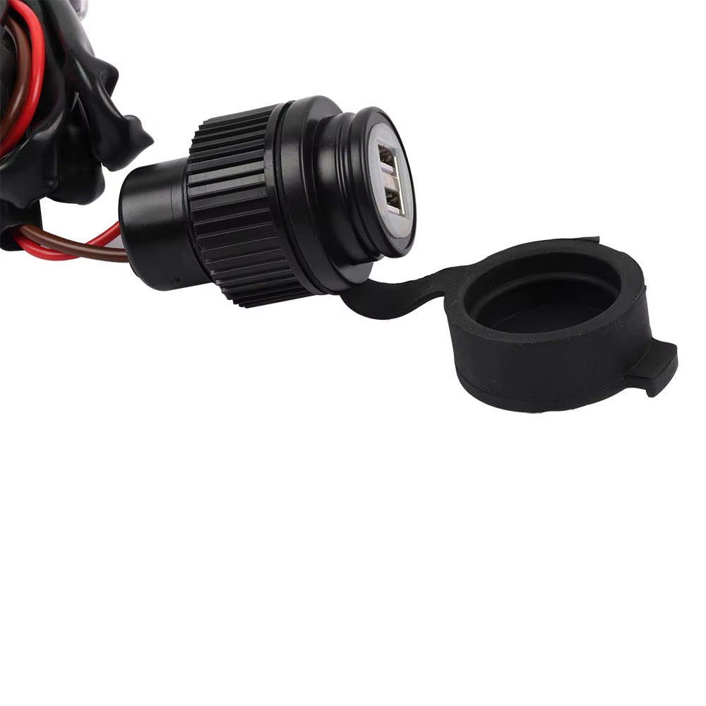 2024 for Honda Transalp XL750 XL 750 Transalp Dual USB Socket Charging Socket 5V DC Power Outlet USB Adapter Charger 2023