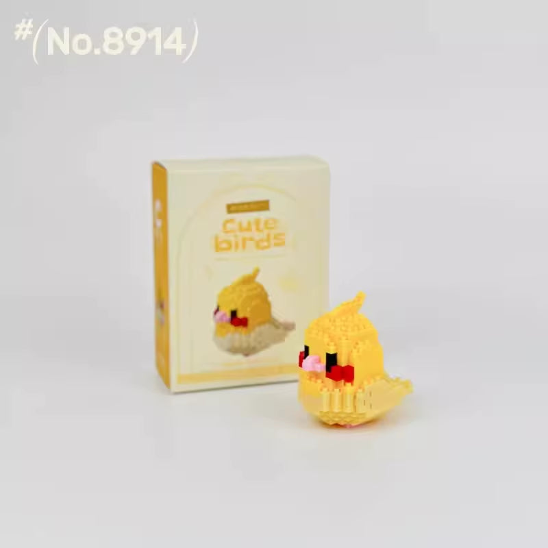 Moe Bird Series Building Block Toys Assembly, Table Ornaments, Children'S Educational Toys, Suitable for Boys and Girls Christma