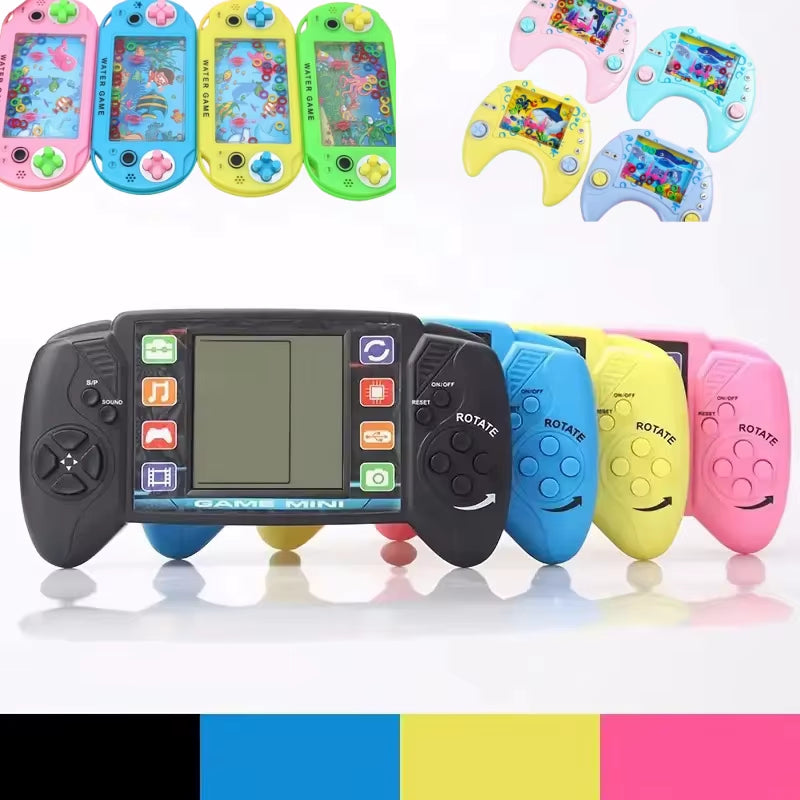 Portable Classic Nostalgic Tetris Game Machine Educational Toys Screen Handheld Pocket Gaming Player Electronic Toys