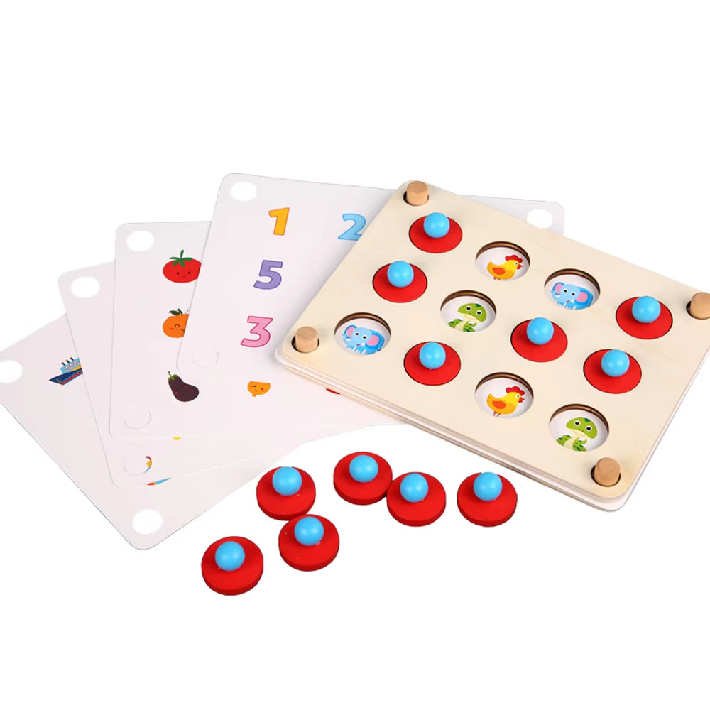 Memory Chess, Children'S Educational Toys, Concentration Training, Thinking Logic Development, Montessori Education