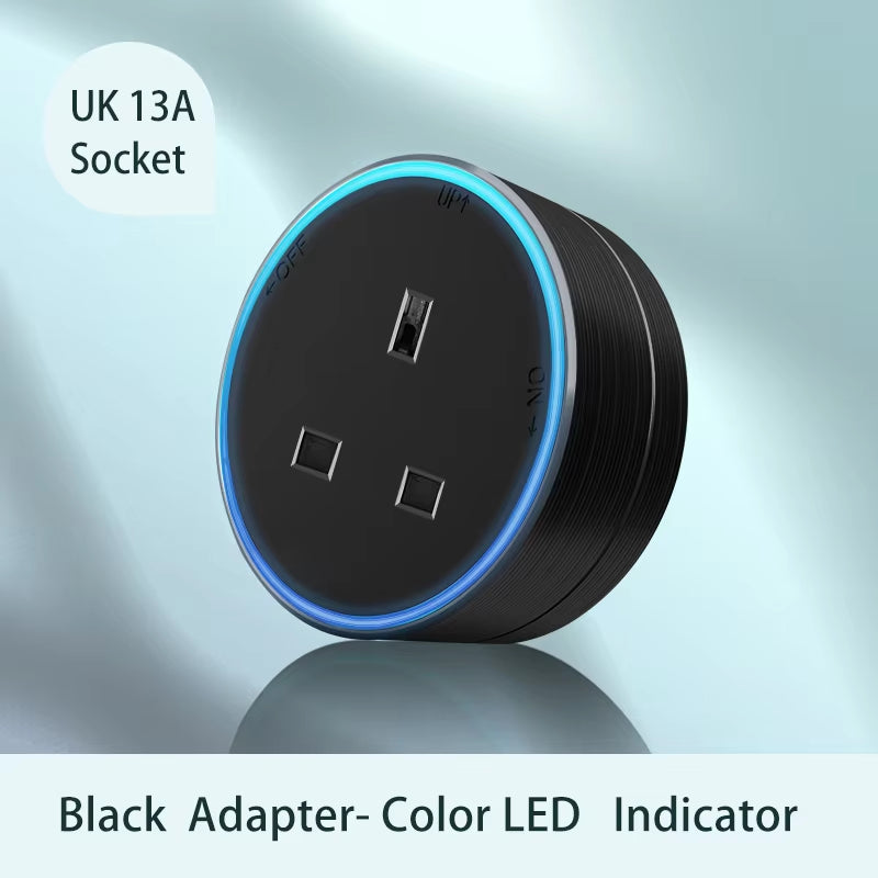 Power Track Socket Smart Home Kitchen Appliances Outlet New Type UK EU FR Standard Wall Electrical Plug Adapter with USB